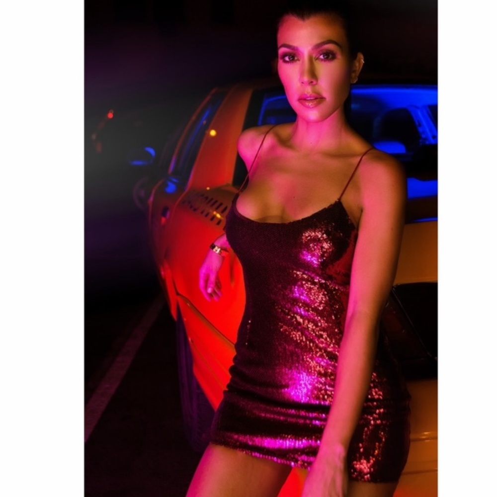 PLT x Kourtney Kardashian Mini Dress